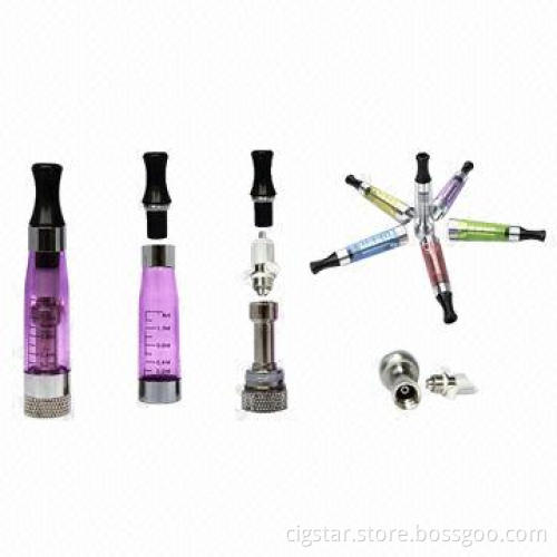 Colored e-cigarette ego ce5 with tank atomizer system, 900/1,100mAh ego battery